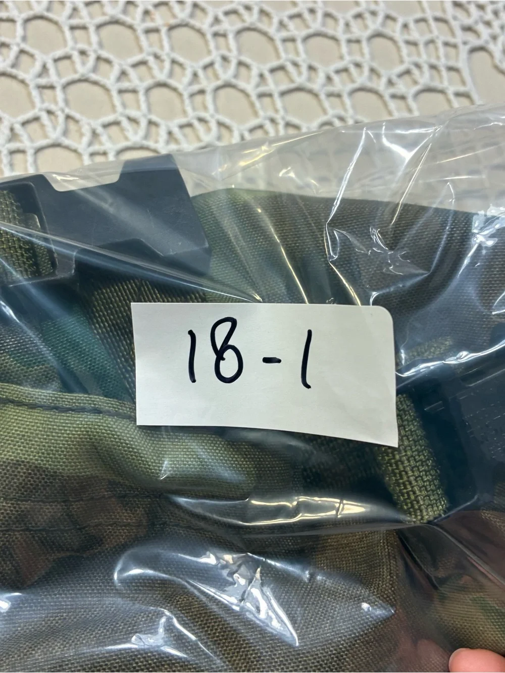 Military Issue Raleigh Industries Protective Ensemble Carrying Bag Woodland Camo